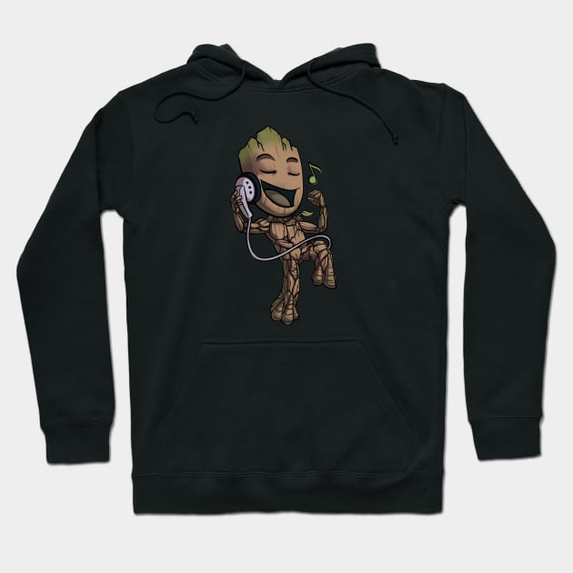 Groot's Mixtape Hoodie by Studio Mootant